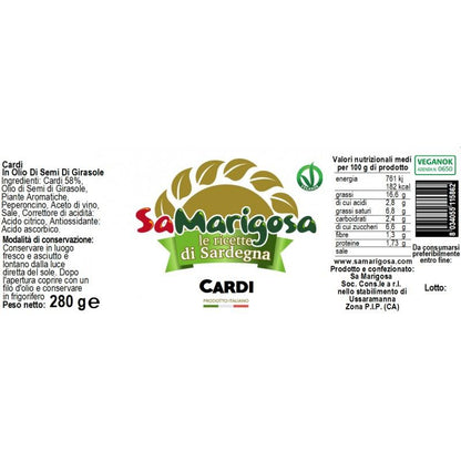 Cardi sott'olio von Sa Marigosa - Culinaria Sarda Shop