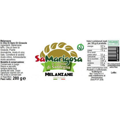 Melanzane sott'olio von Sa Marigosa - Culinaria Sarda Shop