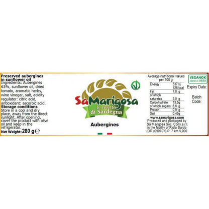 Melanzane sott'olio von Sa Marigosa - Culinaria Sarda Shop